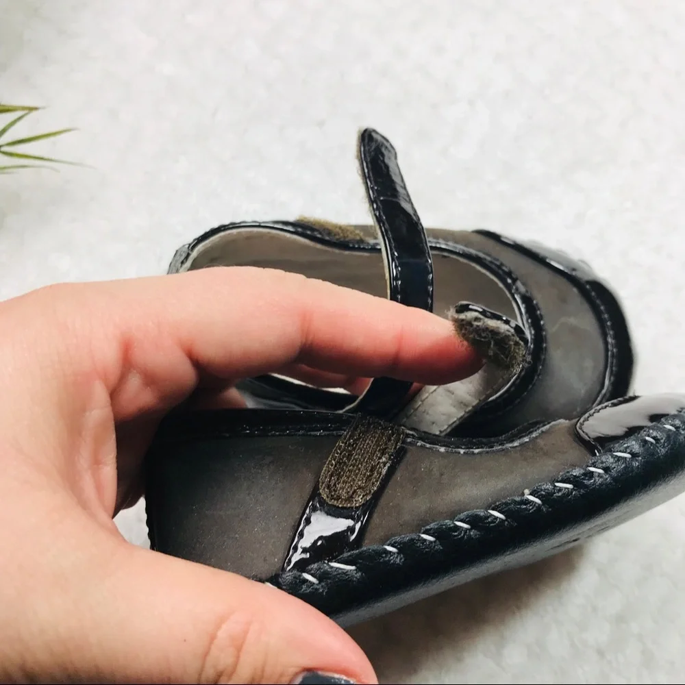 COPY - Pediped all leather Mary Jane crib shoes Sz 18-24
